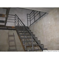 Лестница на металлокаркасе15
